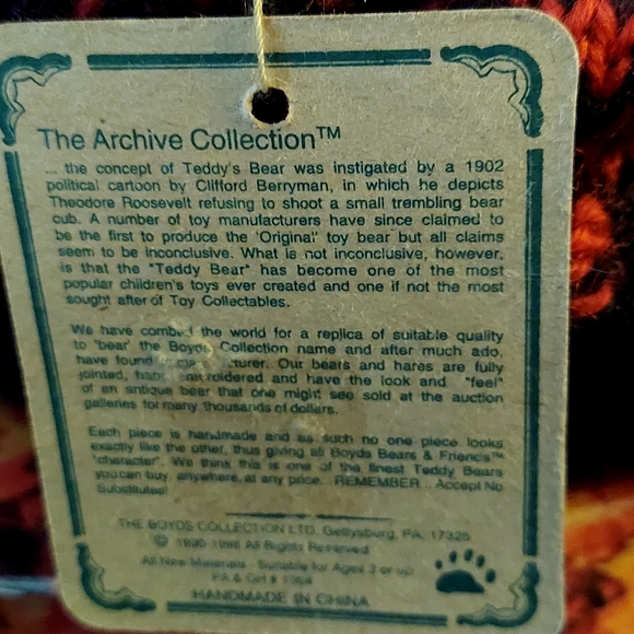 Boyd's Bear "Inky Catterwall" - Picture 8 of 8